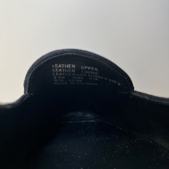 Tory Burch Black Suede Loafers Flats 8.5 - Picture 4 of 10